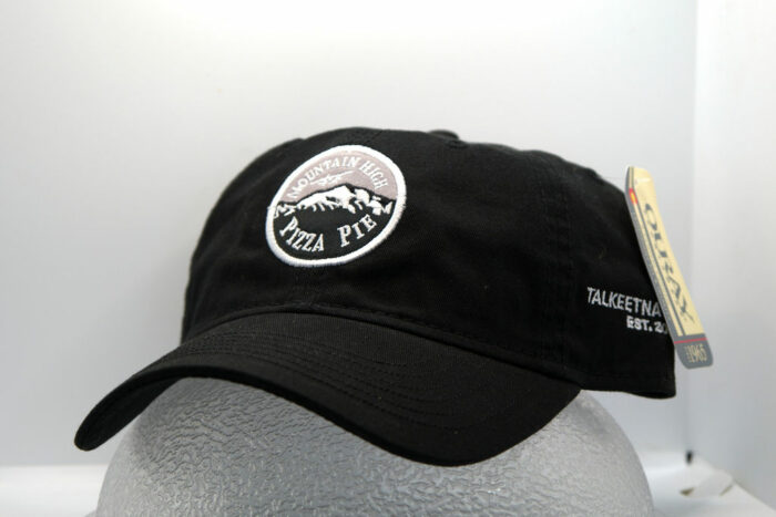 black baseball cap