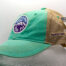 cyan trucker hat